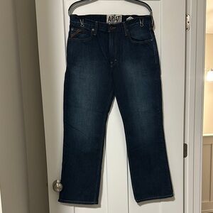 Ariat Men's Low Rise M4 Boot Dark Blue Jeans